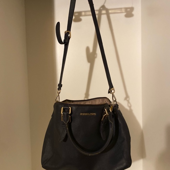 Michael Kors Navy Blue Tote - Picture 9 of 10